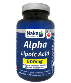 Naka Platinum Alpha Lipoic Acid 600mg