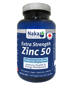 Naka Platinum Extra Strength Zinc 50
