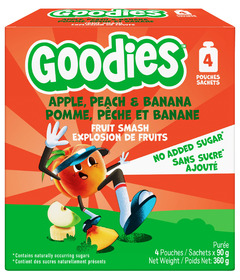 Goodies Multi Pack Pouch Apple Peach & Banana