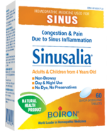 Boiron Sinusalia pour la congestion des sinus et la douleur