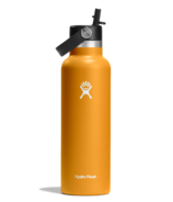 Hydro Flask Standard Mouth avec Flex Straw Cap Fossil