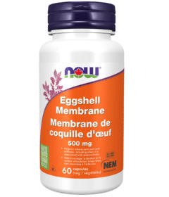 image of NOW Eggshell Membrane NEM Veg Capsules with sku:110942