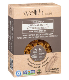 Wellth Foods High Protein Grain-Free Pasta Original Rotini