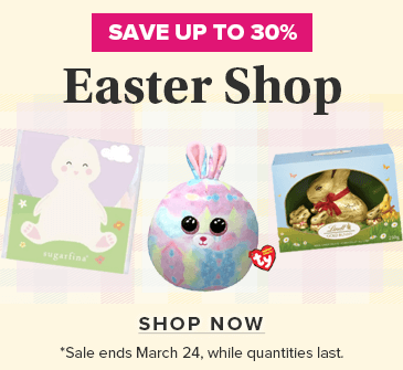 Save up to 30% on the Easter Shop