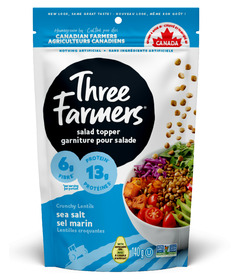 Three Farmers Lentil Salad Topper Sea Salt