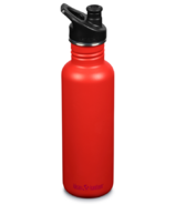 Klean Kanteen Classic Bottle with Sport Cap Tiger Lily