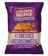 Chips de pommes de terre Covered Bridge All Dressed Crinkle Cut