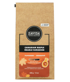 Zavida Premium Roasted Coffee Canadian Maple Medium Roast Ground