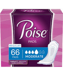 Poise Incontinence Pads Moderate Absorbency Regular