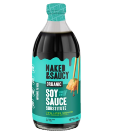 Naked Natural Foods Saucy Organic and Lightly Sweet Soy Sauce Substitute 