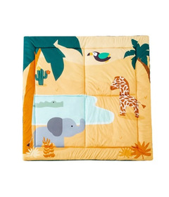 Little Big Friends Patchwork Play Mat Jungle
