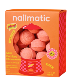 Nailmatic Mini Effervescent Bath Bombs Sweet Mango