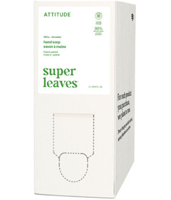 image of ATTITUDE Super Leaves Bulk To Go Natural Hand Soap Pear & Amber with sku:180482