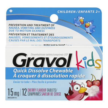 Buy Gravol Kids Quick Dissolve Chewable Tablets at Well.ca | Free ...