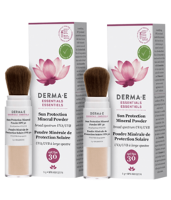 Derma E Sun Protection Mineral Powder SPF 30 Bundle