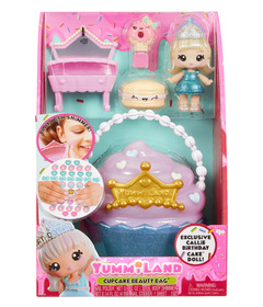 image of Yummiland Beauty Bag Playset + Lip Gloss Doll Cupcake Beauty Bag with sku:332288