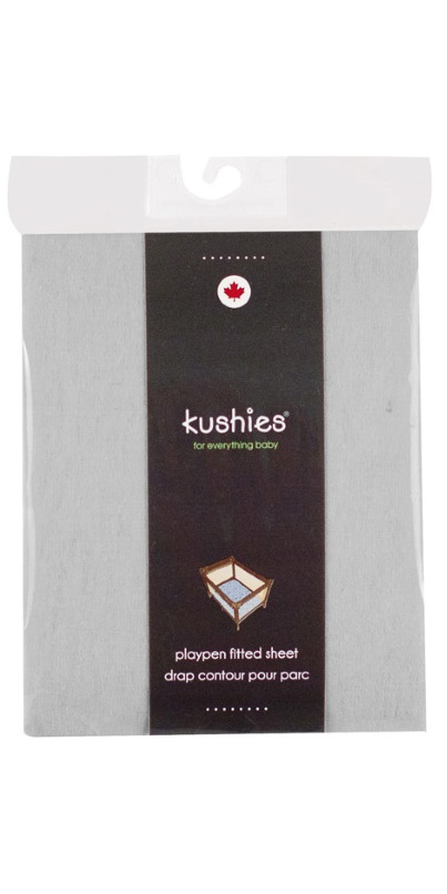 Buy Kushies Portable Playpen Fitted Sheet Grey at Well.ca | Free ...