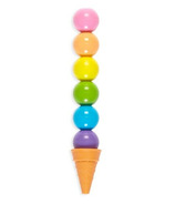 OOLY Rainbow Scoops Stacking Erasable Crayons de couleur + Gomme parfumée