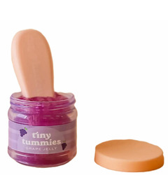 Tiny Harlow Tiny Tummies Grape Jelly Food Jar and Spoon Set