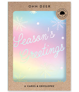 Ohh Deer Coffret de cartes Holo Foil Salutations de la saison