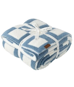 Pip + Phee Plush Blanket Denim Check Toddler