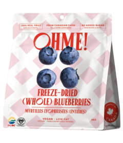 OHME! Freeze-Dried (Whole) Blueberries 