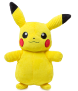 Jazwares Pokemon Corduroy Plush Pikachu 8"