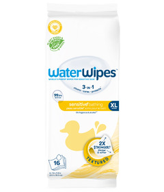 image of WaterWipes Sensitive+ Bathing Wipes Unscented & Hypoallergenic with sku:285175