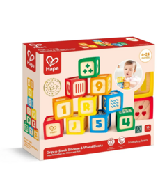 Blocs en silicone et bois Grip-n-Stack de Hape Toys