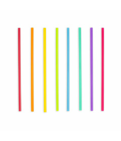 Kikkerland Bright Colour Reusable Straws