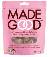 MadeGood Bouchées de granola biologiques, fraise