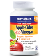 Enzymedica Raw Apple Cider Vinegar "with the Mother"