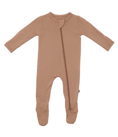 image of Kyte BABY Zippered Footie Latte with sku:340559