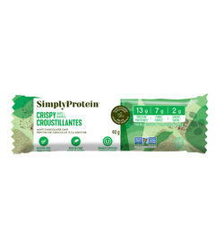 Simply Protein Plant Based Snack Bars Mint Chocolate Chip