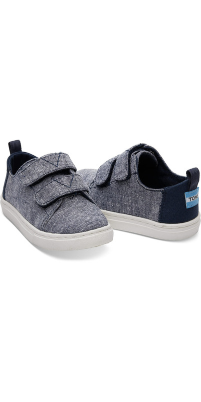 Drizzle grey slub chambray tiny toms lenny on sale sneakers