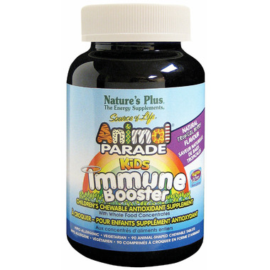 Nature\'s Plus Animal Parade Kids Immune Boost Tropical Berry Nature\'s Plus Animal Parade Kids Immune Boost Tropical Berry