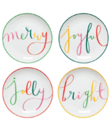 Now Designs Appetizer Plates Bright, Joyful, And Jolly