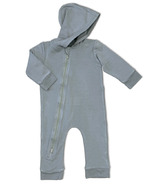 Silkberry Baby Bamboo Fleece Hooded Romper with Zipper Windy