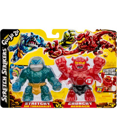 Heroes Of Goo Jit Zu Stretch Strikers Sir Thrashalot vs Crunchy Redback