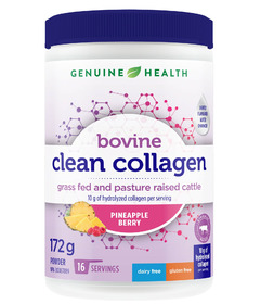 Genuine Health Clean Collagen Bovine Pineapple Berry