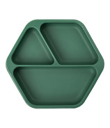 Assiette en silicone Tiny Twinkle vert olive