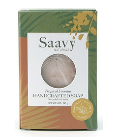 Saavy Naturals Bar Soap Tropical Coconut