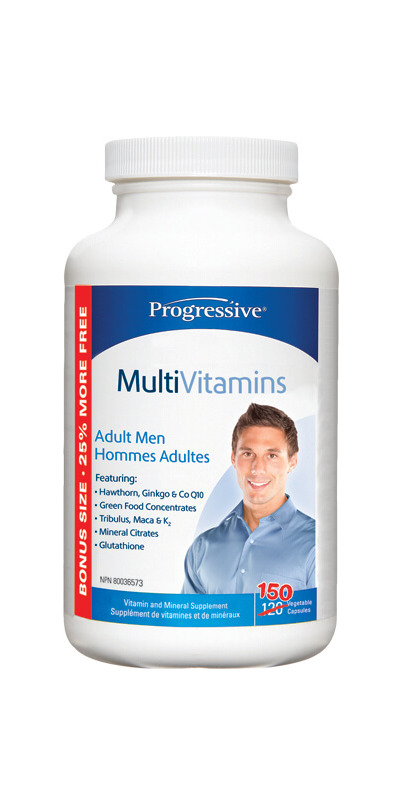 Buy Progressive MultiVitamins for Adult Men Bonus Size at Well.ca ...