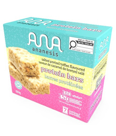 Ananesis Protein Bars Salted Pretzel Toffee 