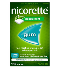 Nicorette Gum Peppermint 4mg 