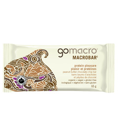 image of GoMacro Protein Pleasure Peanut Butter + Chocolate Chip Bar with sku:140817