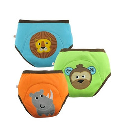 ZOOCCHINI Organic Cotton Potty Training Pants Set Safari Friends