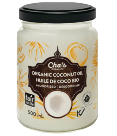 Cha's Organics Deodorized Coconut Oil