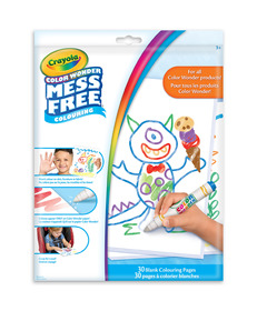Crayola Color Wonder Foldalope 30 Page Refill 