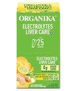 Coffret de soins du foie aux électrolytes d'Organika Citron Miel Gingembre